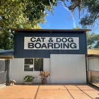 front of kennels